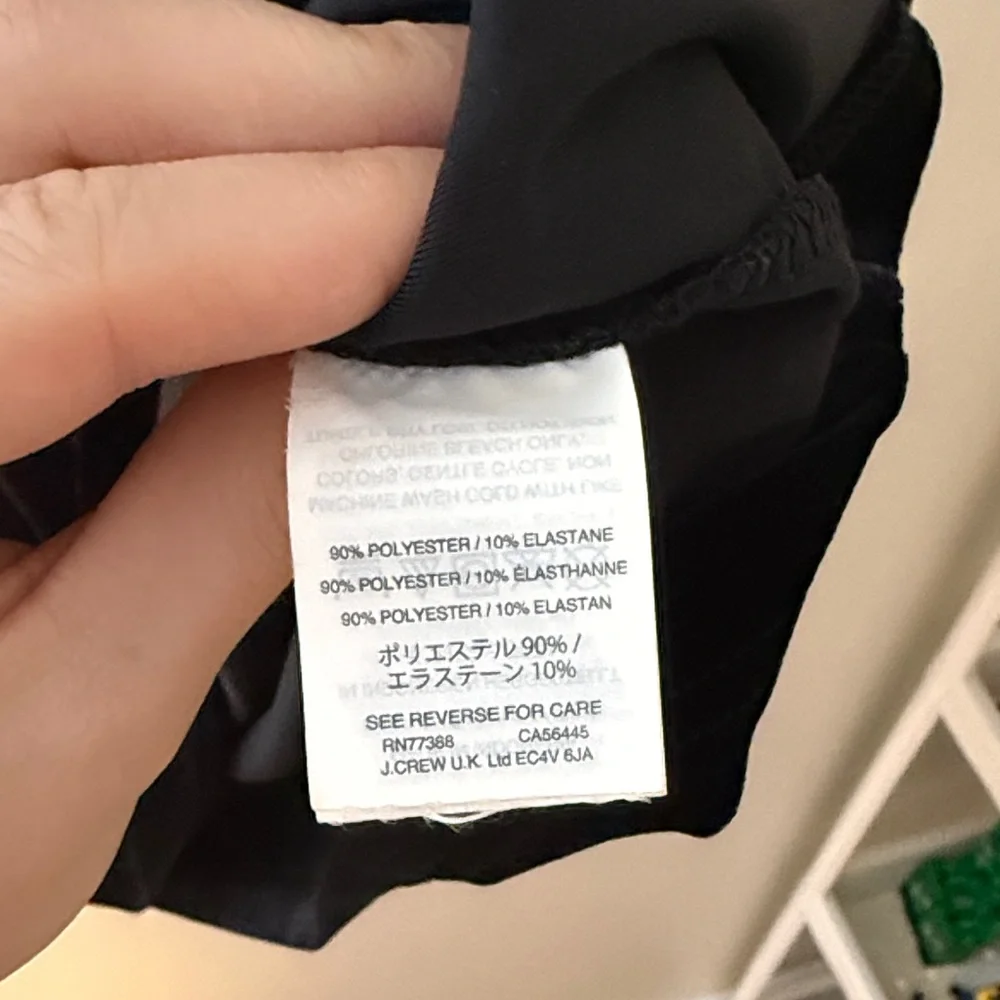 Madewell Elegant Black Velvet Dress size large - Picture 4 of 5